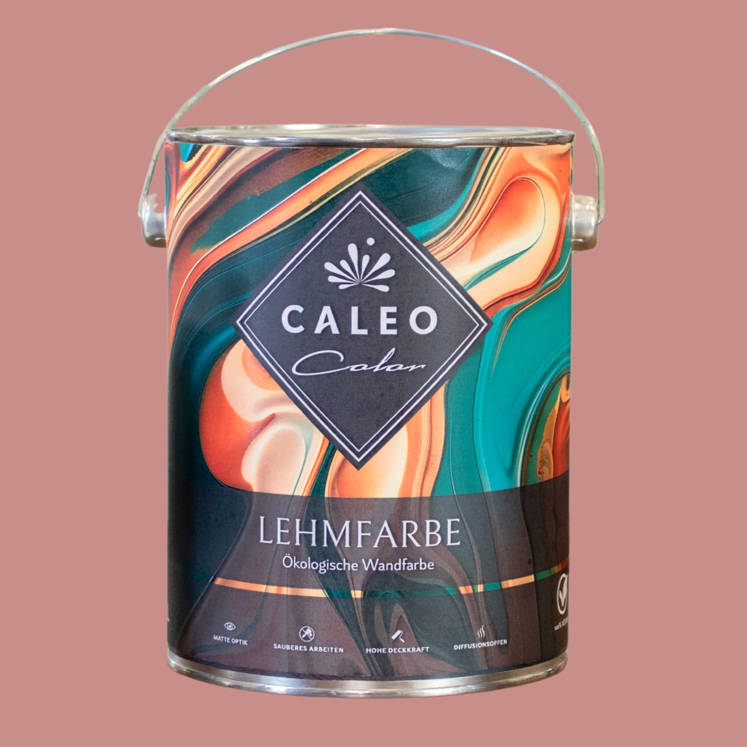 Caleo Color Lehmfarbe - Rosenquarz